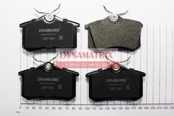 Dynamatrix DBP1491 Тормозные колодки дисковые, комплект DBP1491: Отличная цена - Купить в Польше на 2407.PL!