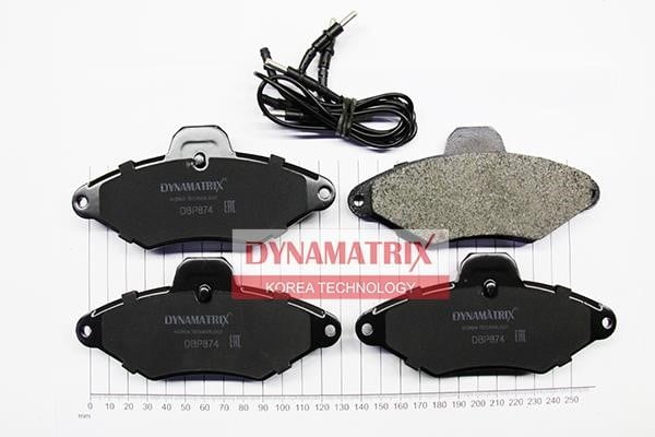 Dynamatrix DBP874 Brake Pad Set, disc brake DBP874: Buy near me at 2407.PL in Poland at an Affordable price!