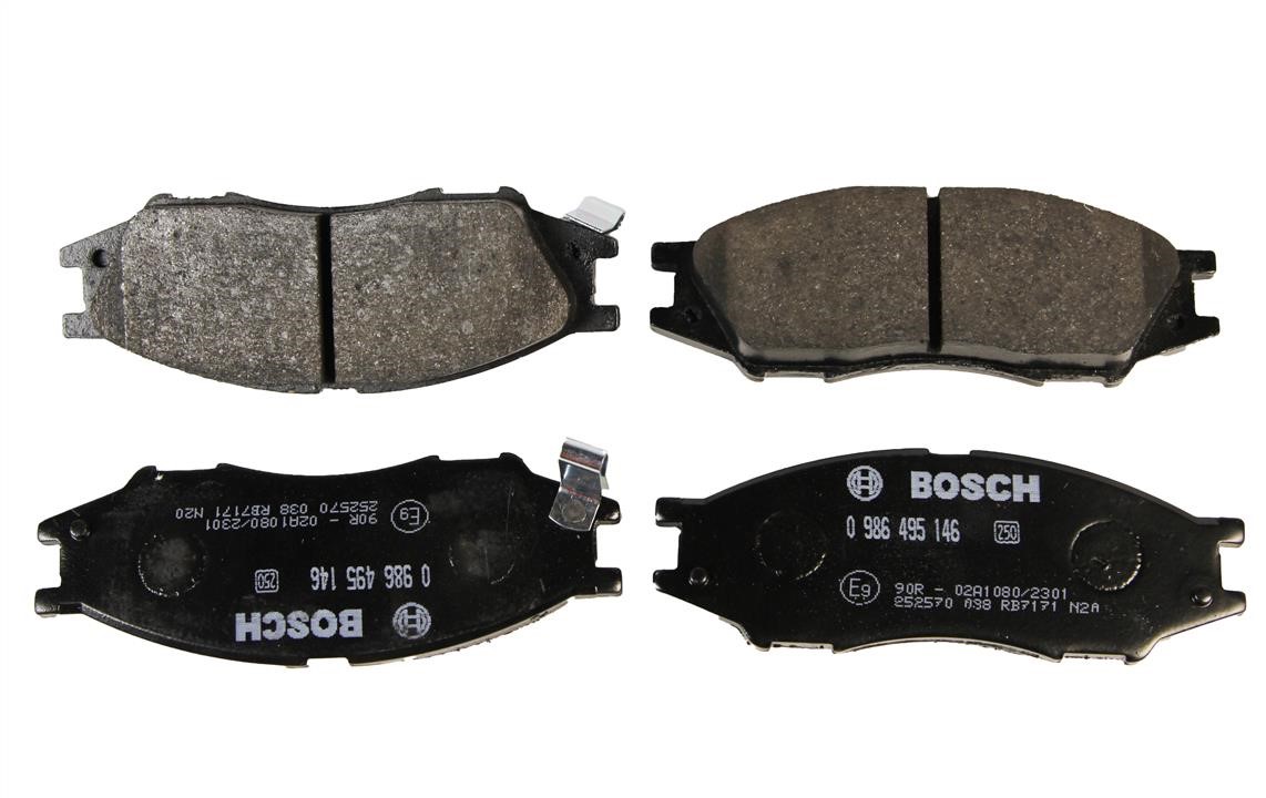 Bosch 0 986 495 146 Brake Pad Set, disc brake 0986495146: Buy near me in Poland at 2407.PL - Good price!
