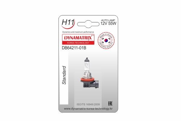 Dynamatrix DB64211-01B Lampa halogenowa 12V H11 55W DB6421101B: Dobra cena w Polsce na 2407.PL - Kup Teraz!