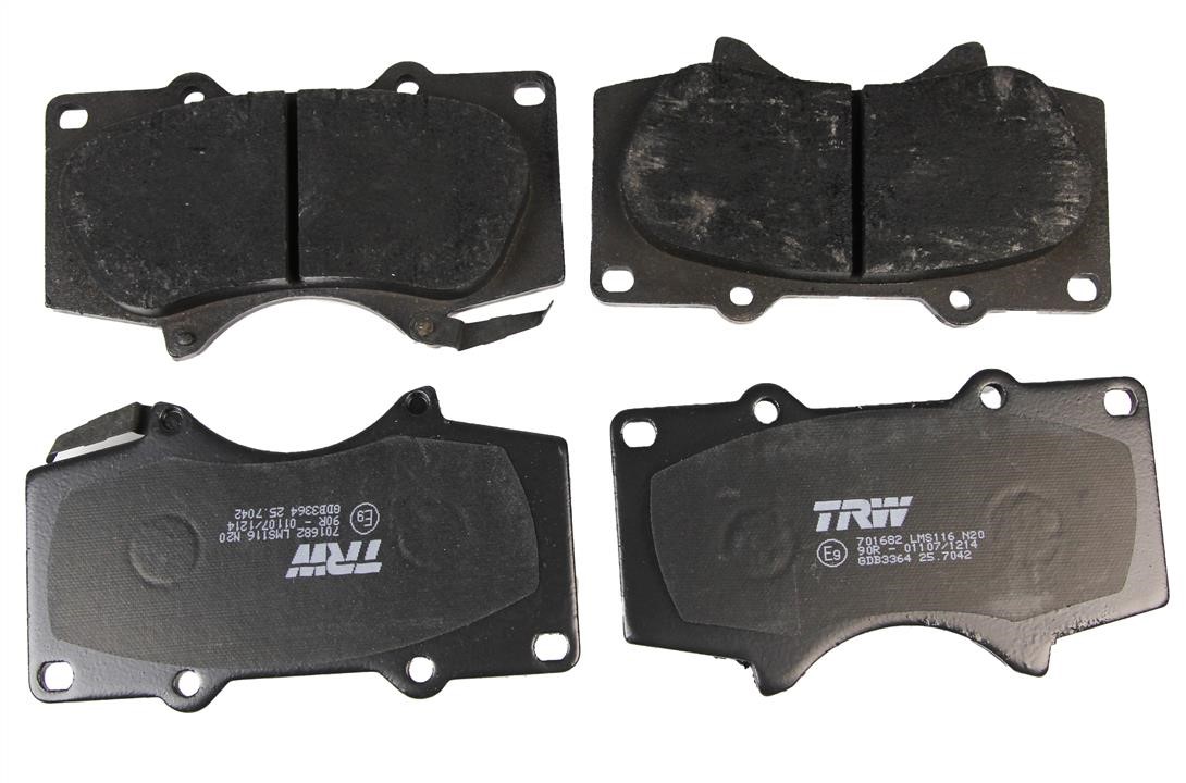 TRW GDB3364 TRW COTEC disc brake pads, set GDB3364: Buy near me at 2407.PL in Poland at an Affordable price!