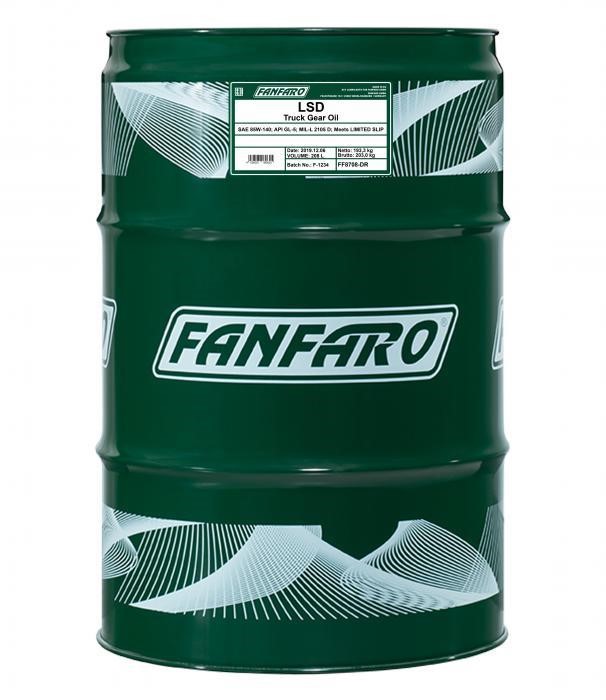 Fanfaro FF8708-DR Olej przekładniowy FanFaro LSD 85W-140, 208 l FF8708DR: Dobra cena w Polsce na 2407.PL - Kup Teraz!