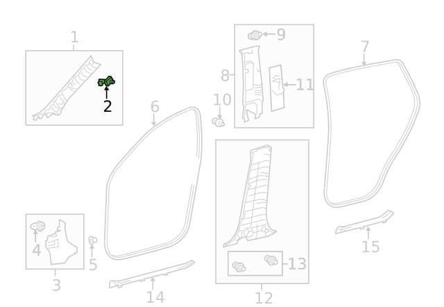 6221742050 Toyota Clip