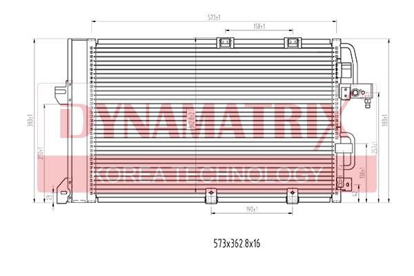 Dynamatrix DR94650 Condenser DR94650: Buy near me in Poland at 2407.PL - Good price!
