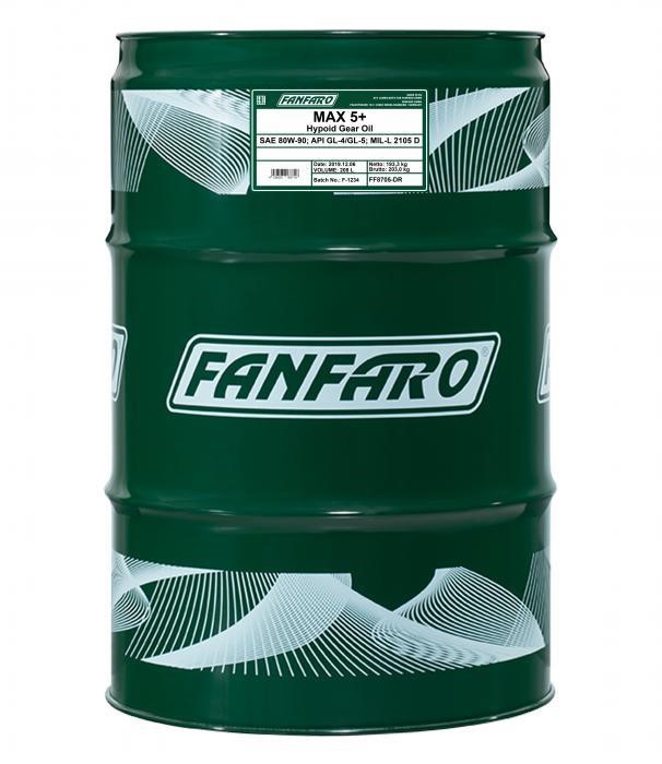 Fanfaro FF8705-DR Olej przekładniowy FanFaro MAX 5+ 80W-90, 208 l FF8705DR: Dobra cena w Polsce na 2407.PL - Kup Teraz!