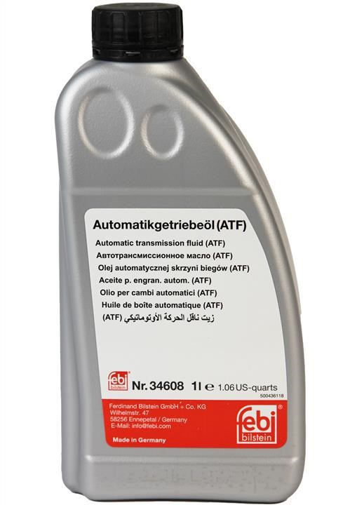 febi 34608 Transmission oil Febi ATF 2, 1L 34608: Buy near me at 2407.PL in Poland at an Affordable price!