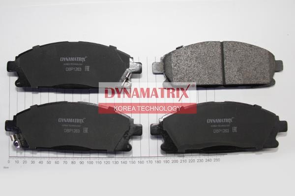 Dynamatrix DBP1263 Тормозные колодки дисковые, комплект DBP1263: Отличная цена - Купить в Польше на 2407.PL!