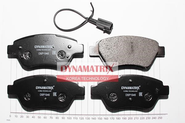 Dynamatrix DBP1946 Тормозные колодки дисковые, комплект DBP1946: Отличная цена - Купить в Польше на 2407.PL!