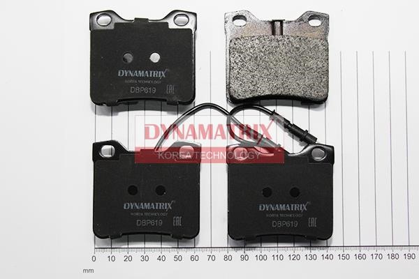 Dynamatrix DBP619 Brake Pad Set, disc brake DBP619: Buy near me in Poland at 2407.PL - Good price!