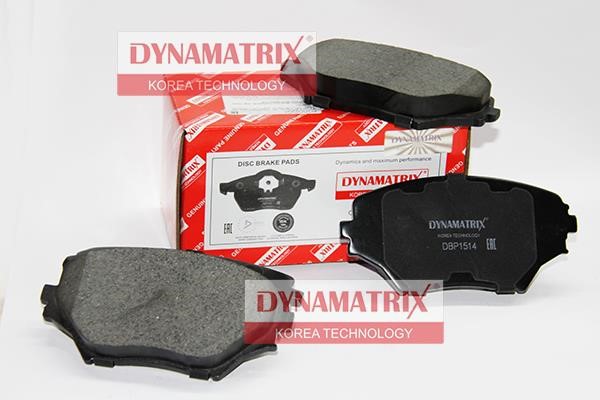 Dynamatrix DBP1514 Тормозные колодки дисковые, комплект DBP1514: Отличная цена - Купить в Польше на 2407.PL!