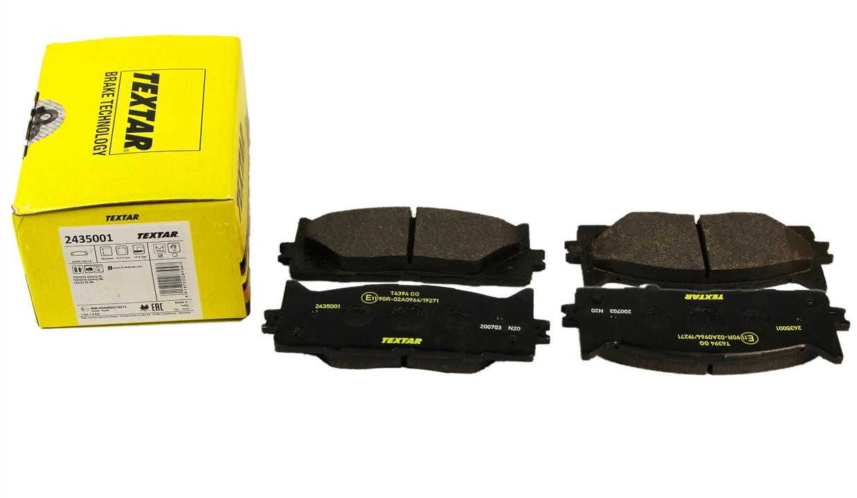 Brake pad set Textar 2435001