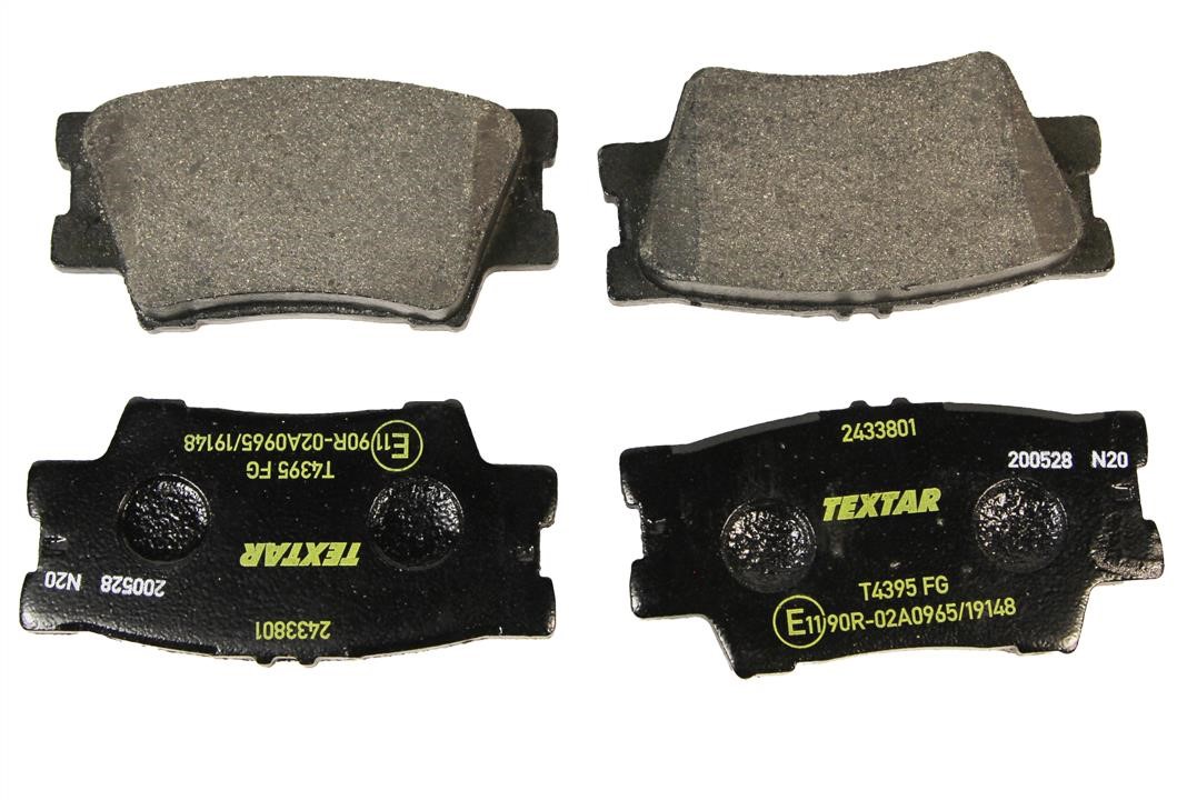 Textar 2433801 Brake Pad Set, disc brake 2433801: Buy near me in Poland at 2407.PL - Good price!
