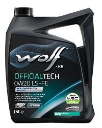 Wolf 8339479 Engine oil Wolf OfficialTech LS FE 0W-20, 5L 8339479: Buy near me in Poland at 2407.PL - Good price!