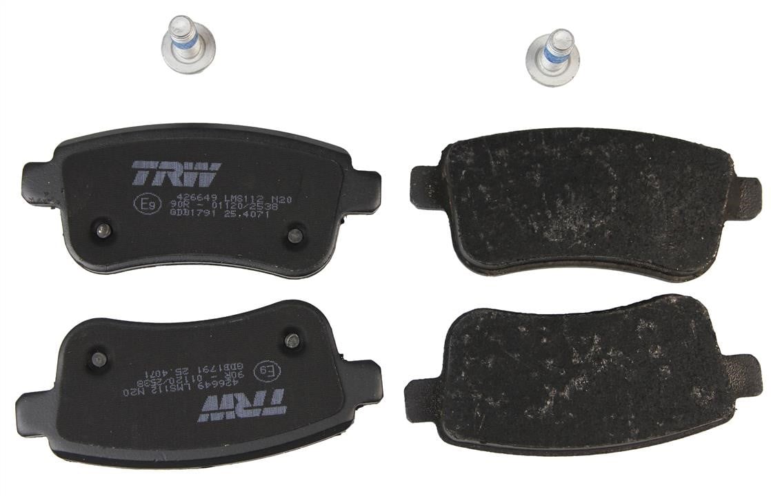 TRW GDB1791 TRW COTEC disc brake pads, set GDB1791: Buy near me in Poland at 2407.PL - Good price!