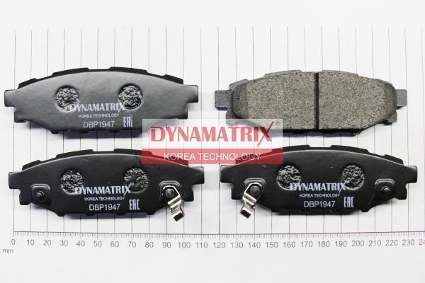 Dynamatrix DBP1947 Brake Pad Set, disc brake DBP1947: Buy near me in Poland at 2407.PL - Good price!