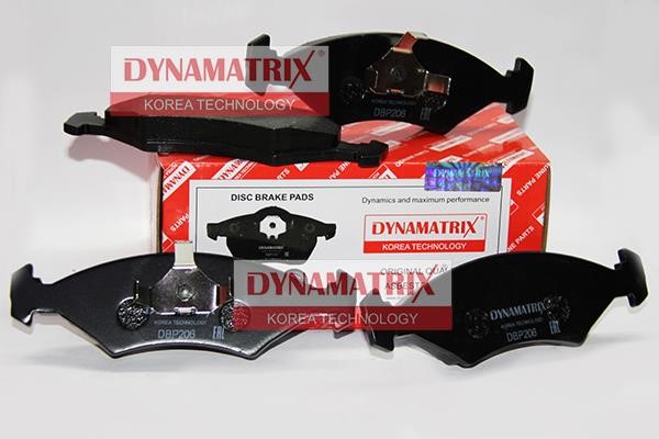 Dynamatrix DBP206 Klocki hamulcowe, zestaw DBP206: Dobra cena w Polsce na 2407.PL - Kup Teraz!