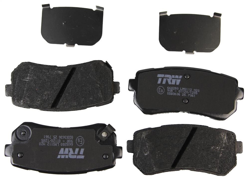 TRW GDB3636 TRW COTEC disc brake pads, set GDB3636: Buy near me in Poland at 2407.PL - Good price!
