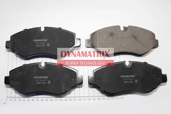 Dynamatrix DBP1778 Brake Pad Set, disc brake DBP1778: Buy near me in Poland at 2407.PL - Good price!