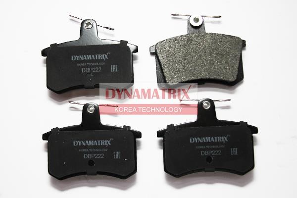 Dynamatrix DBP222 Brake Pad Set, disc brake DBP222: Buy near me in Poland at 2407.PL - Good price!