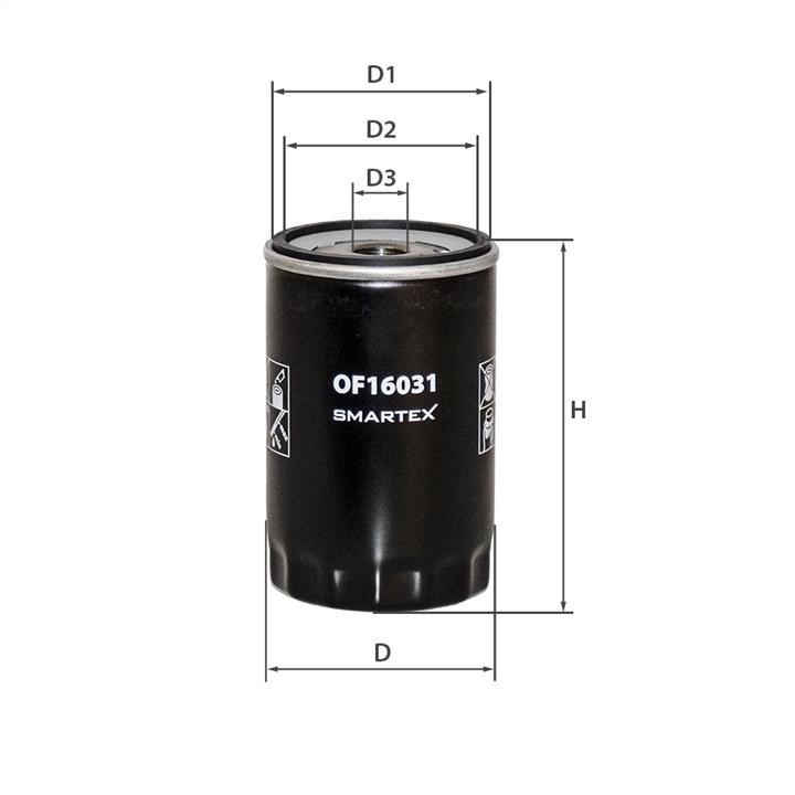 Smartex OF16031 Oil Filter OF16031: Buy near me in Poland at 2407.PL - Good price!