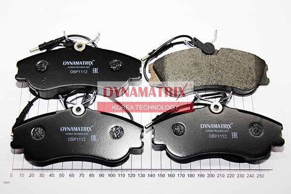 Dynamatrix DBP1112 Brake Pad Set, disc brake DBP1112: Buy near me in Poland at 2407.PL - Good price!