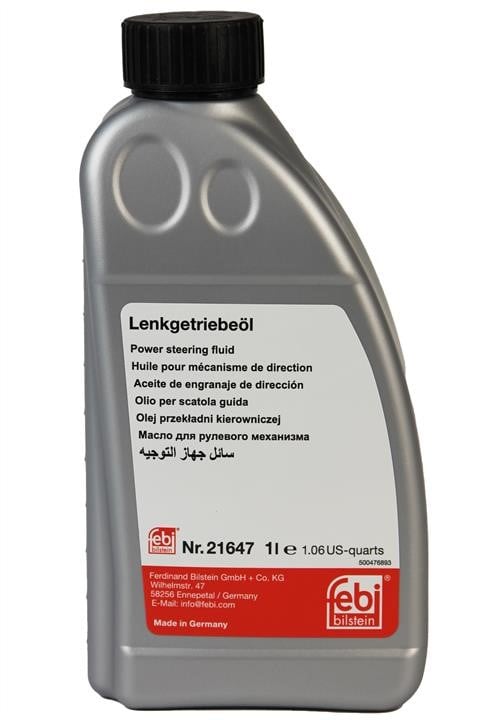 febi 21647 Hydraulic oil Febi Hydraulic Fluid, 1 L 21647: Buy near me in Poland at 2407.PL - Good price!