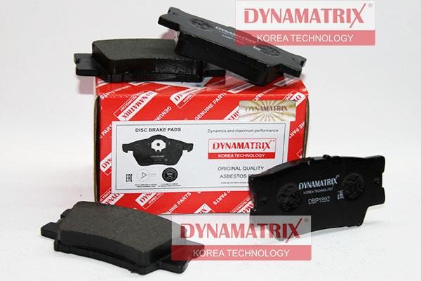 Dynamatrix DBP1892 Brake Pad Set, disc brake DBP1892: Buy near me in Poland at 2407.PL - Good price!