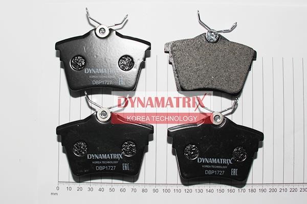 Dynamatrix DBP1727 Brake Pad Set, disc brake DBP1727: Buy near me in Poland at 2407.PL - Good price!