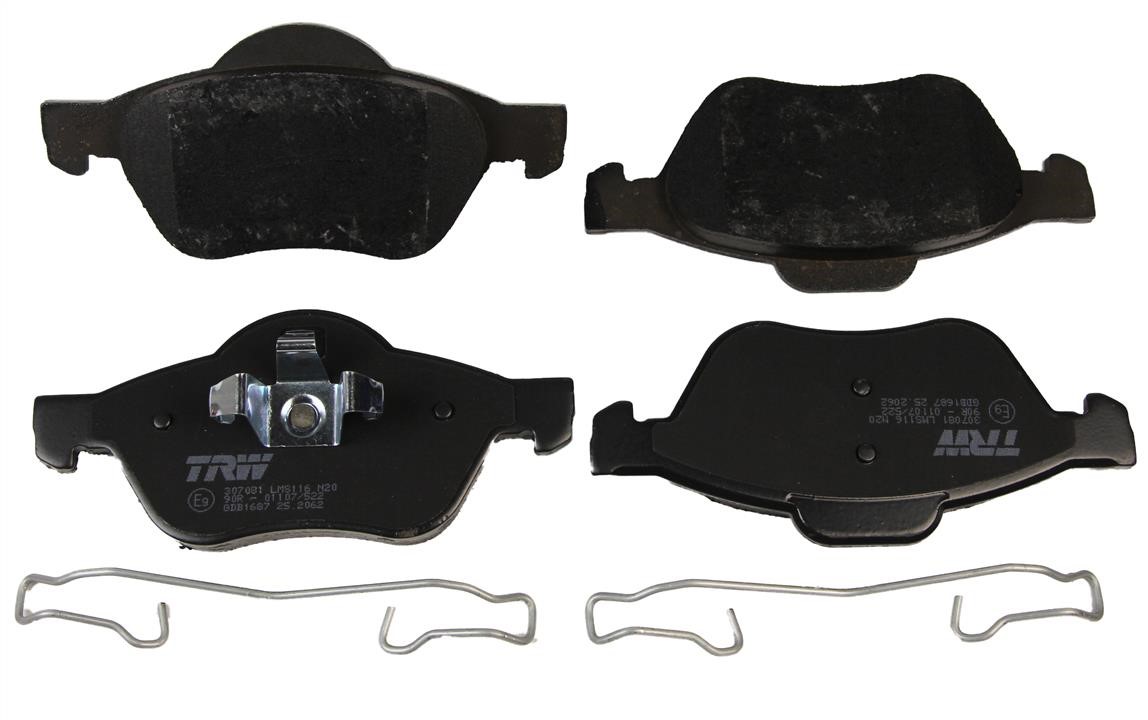 TRW GDB1687 TRW COTEC disc brake pads, set GDB1687: Buy near me in Poland at 2407.PL - Good price!