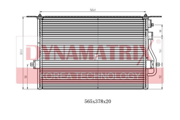Dynamatrix DR94308 Condenser DR94308: Buy near me in Poland at 2407.PL - Good price!