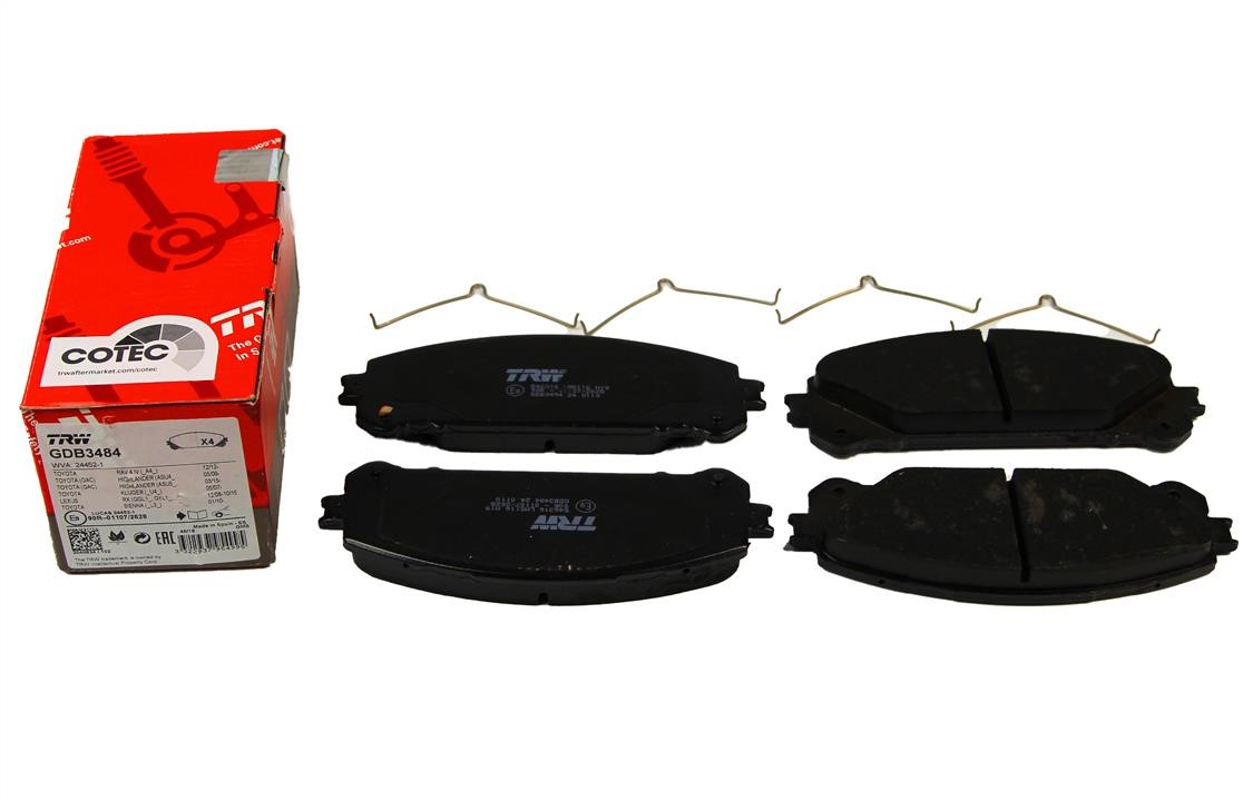 TRW TRW COTEC disc brake pads, set – price 187 PLN