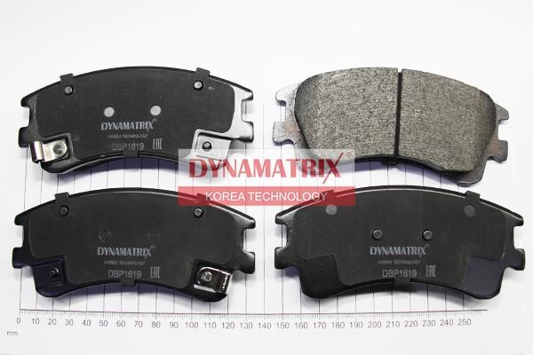 Dynamatrix DBP1619 Brake Pad Set, disc brake DBP1619: Buy near me in Poland at 2407.PL - Good price!