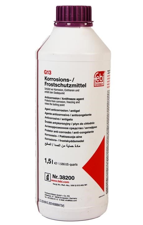 febi 38200 Engine coolant G13 concentrate 1,5 liter 38200: Buy near me in Poland at 2407.PL - Good price!