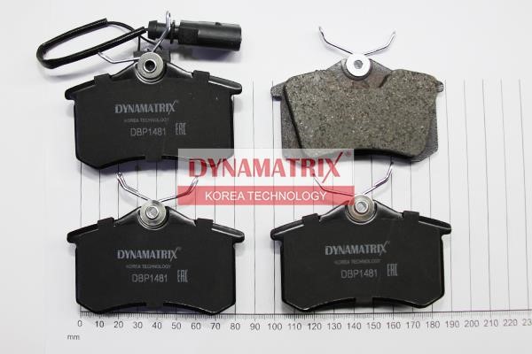 Dynamatrix DBP1481 Klocki hamulcowe, zestaw DBP1481: Dobra cena w Polsce na 2407.PL - Kup Teraz!