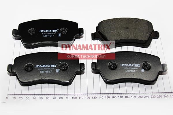 Dynamatrix DBP1617 Гальмівні колодки, комплект DBP1617: Приваблива ціна - Купити у Польщі на 2407.PL!