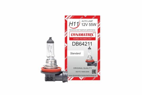 Dynamatrix DB64211 Лампа галогенная 12В H11 55Вт DB64211: Отличная цена - Купить в Польше на 2407.PL!