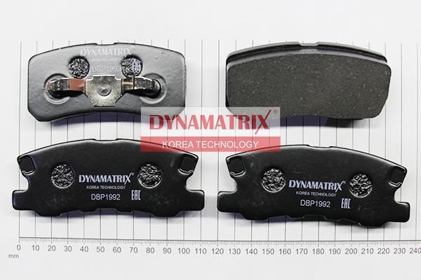 Dynamatrix DBP1992 Brake Pad Set, disc brake DBP1992: Buy near me in Poland at 2407.PL - Good price!