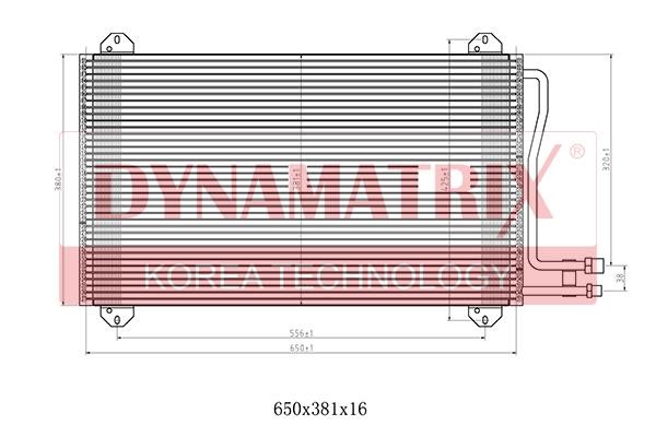 Dynamatrix DR94225 Condenser DR94225: Buy near me in Poland at 2407.PL - Good price!