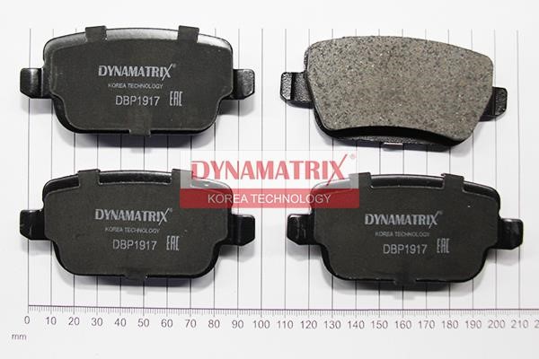 Dynamatrix DBP1917 Brake Pad Set, disc brake DBP1917: Buy near me in Poland at 2407.PL - Good price!