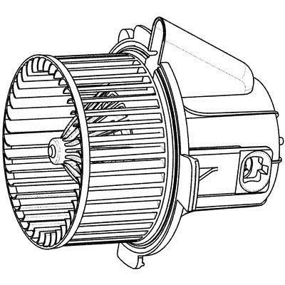Mahle&#x2F;Behr Fan assy - heater motor – price 497 PLN