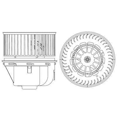 Mahle/Behr AB 264 000P Fan assy - heater motor AB264000P: Buy near me in Poland at 2407.PL - Good price!