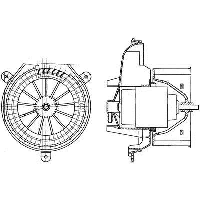 Mahle/Behr AB 269 000P Fan assy - heater motor AB269000P: Buy near me in Poland at 2407.PL - Good price!