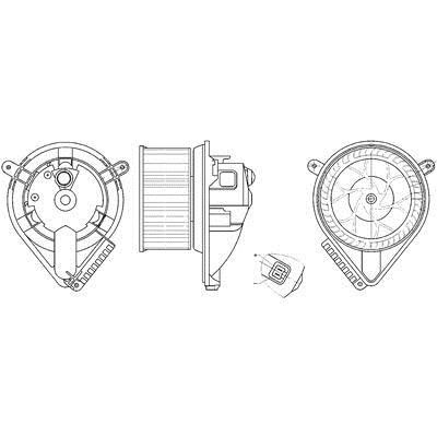 Mahle/Behr AB 272 000S Fan assy - heater motor AB272000S: Buy near me in Poland at 2407.PL - Good price!