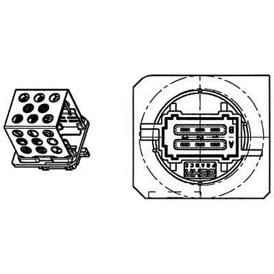 Mahle&#x2F;Behr Fan motor resistor – price 89 PLN