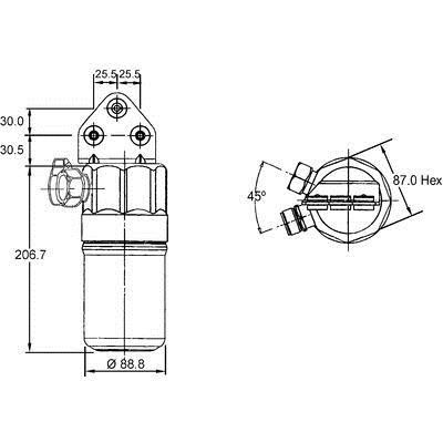 Mahle&#x2F;Behr Dryer, air conditioner – price 151 PLN