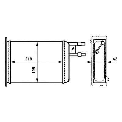 Mahle/Behr AH 147 000S Wärmetauscher, innenraumheizung AH147000S: Kaufen Sie zu einem guten Preis in Polen bei 2407.PL!