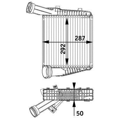 Mahle/Behr Интеркулер – цена 2074 PLN