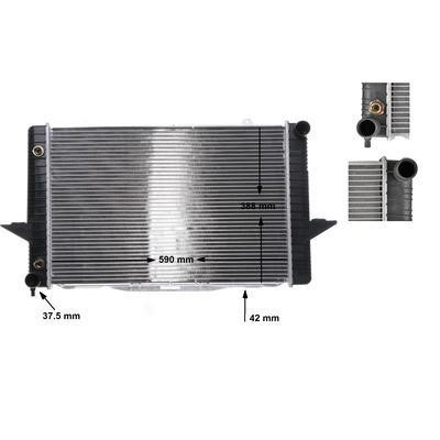 Mahle&#x2F;Behr Radiator, engine cooling – price 617 PLN