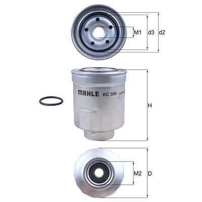 Mahle/Knecht KC 389D Fuel filter KC389D: Buy near me in Poland at 2407.PL - Good price!
