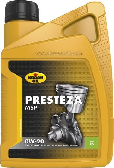 Kroon oil 36495 Engine oil Kroon Oil Presteza MSP 0W-20, 1L 36495: Buy near me at 2407.PL in Poland at an Affordable price!